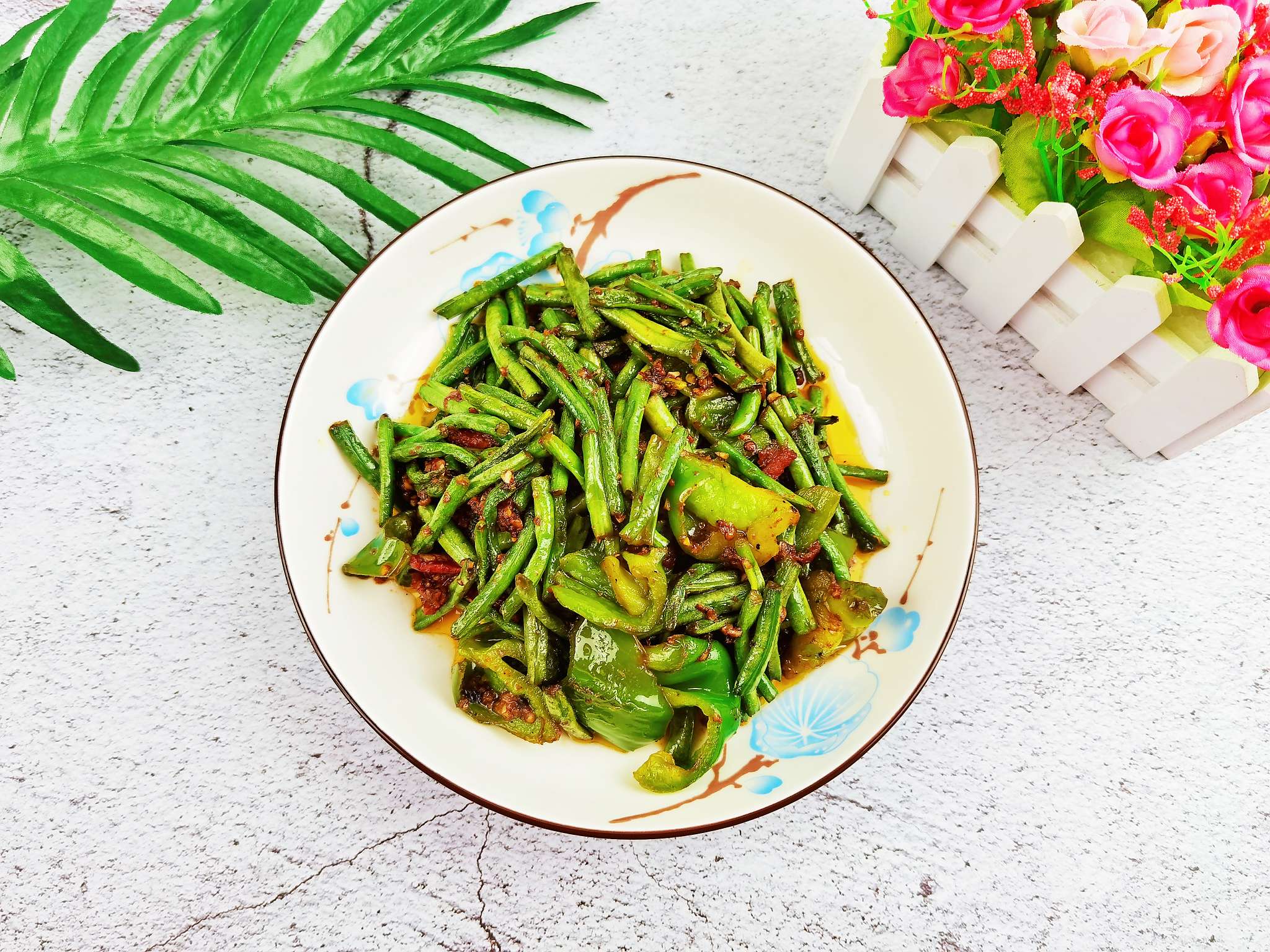 素炒豇豆角的做法-咸鮮味炒菜譜