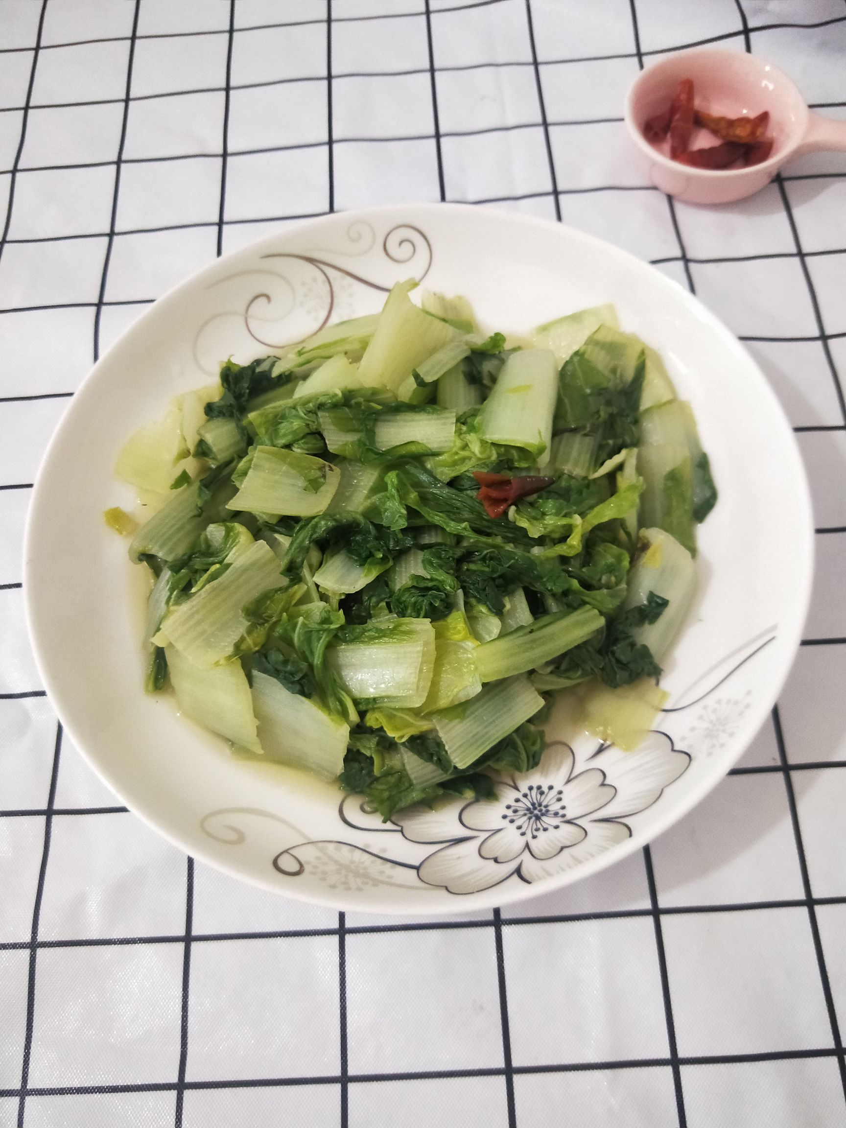 辣炒杭白菜的做法-咸鮮味炒菜譜