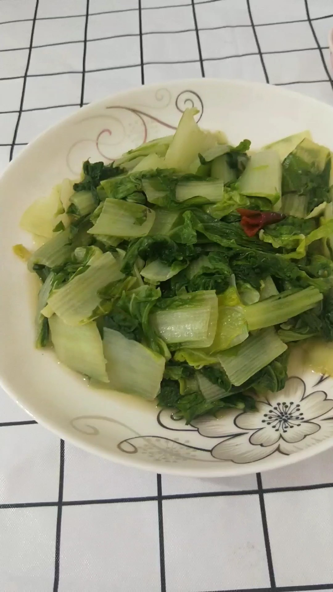 辣炒杭白菜的做法-咸鮮味炒菜譜