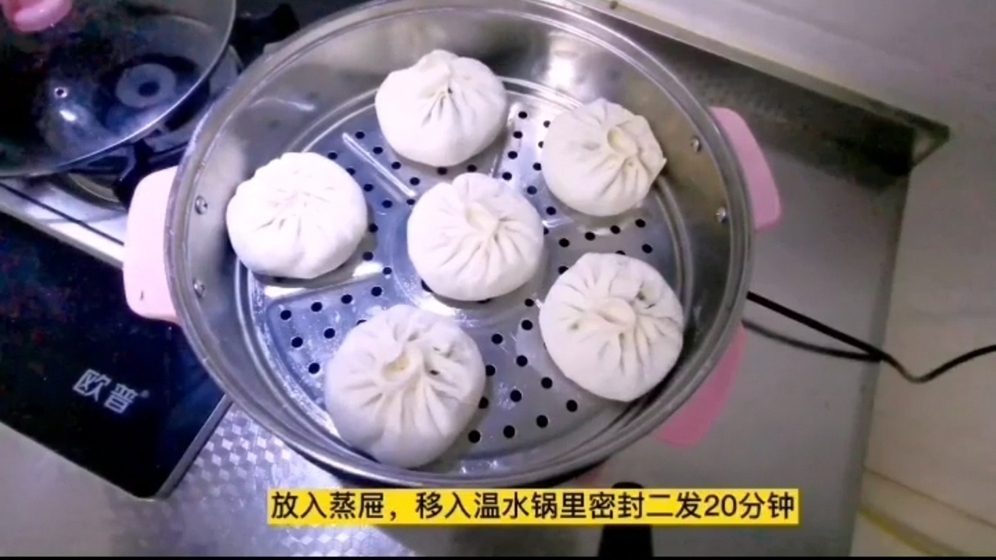 韭菜雞蛋素包子，餡里有鹽就入味，10分鐘出鍋剛剛剛好的做法-家常味蒸菜譜