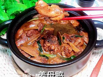 健康養(yǎng)生姜母鴨（祛暑濕肺燥、氣血雙補(bǔ)）的作法-咸鮮味燉菜譜