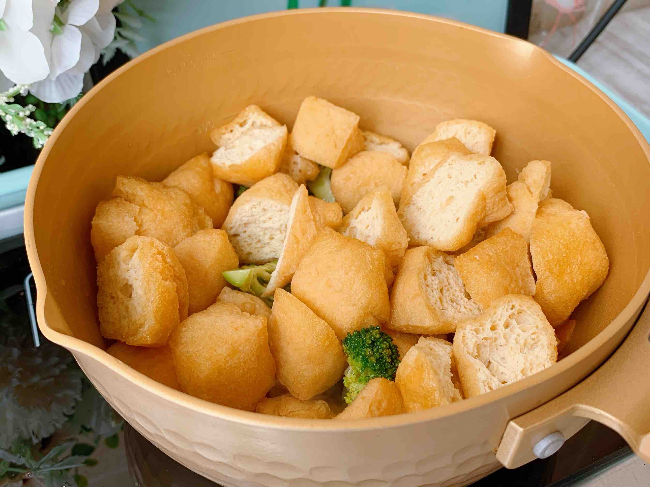紅燒豆腐泡的做法-咸鮮味燒菜譜