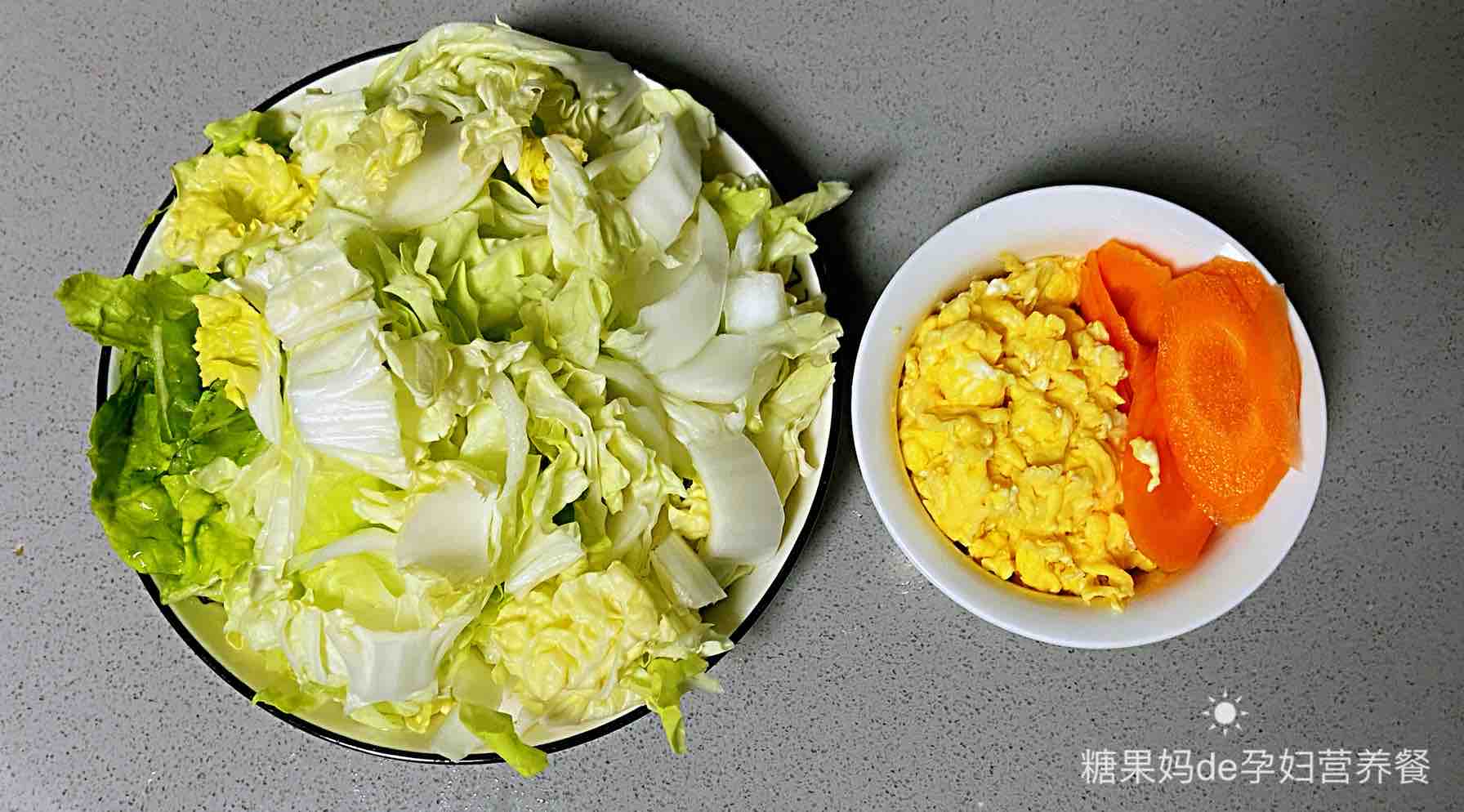 【孕婦食譜】小白菜炒雞蛋，清爽不油膩，營養又健康～的做法-家常味炒菜譜