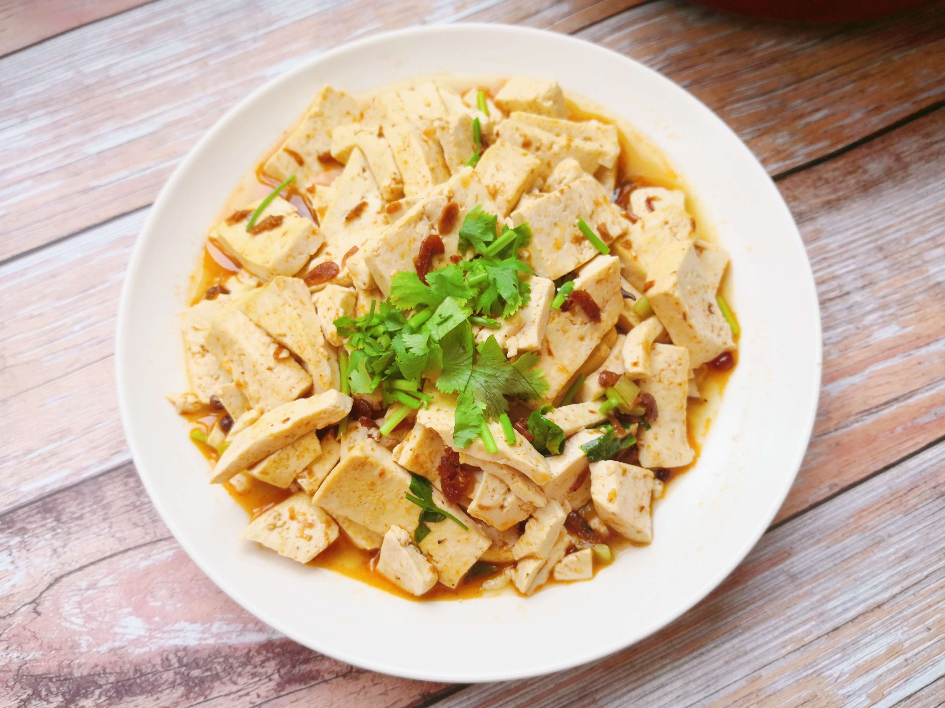 蝦蓉豆腐的做法-香辣味燉菜譜