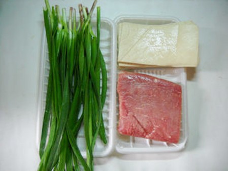 韭香肉絲豆干的做法-家常味炒菜譜