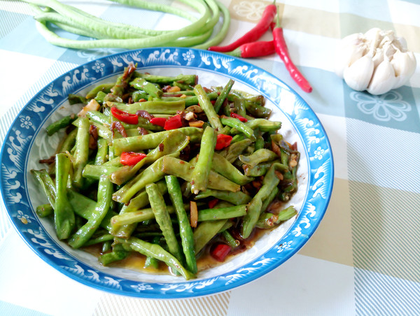 蝦醬炒豆角的做法-香辣味炒菜譜