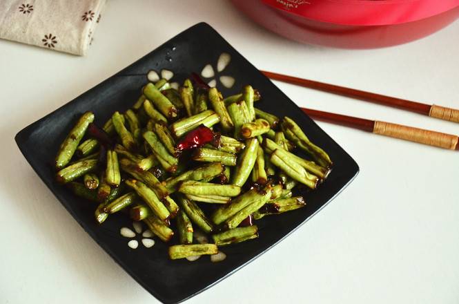 干煸蕓豆的做法-家常味炒菜譜
