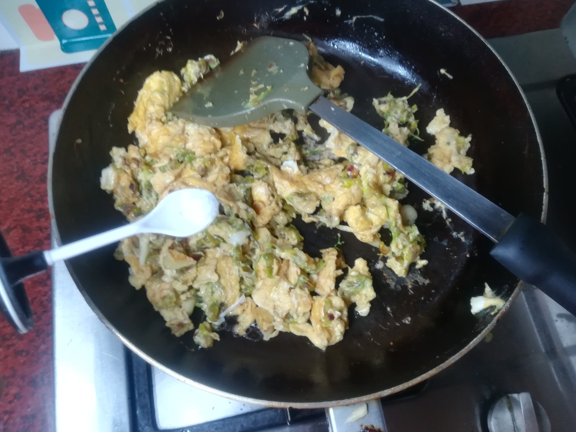 石斛花炒雞蛋的做法-咸鮮味炒菜譜
