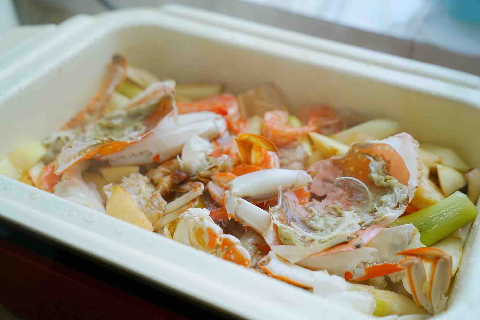 蟹蝦炒年糕的做法-咸鮮味炒菜譜