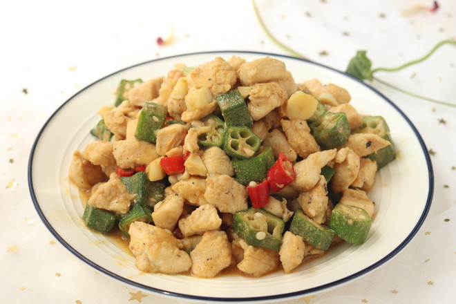 雞胸肉炒秋葵的做法-家常味炒菜譜