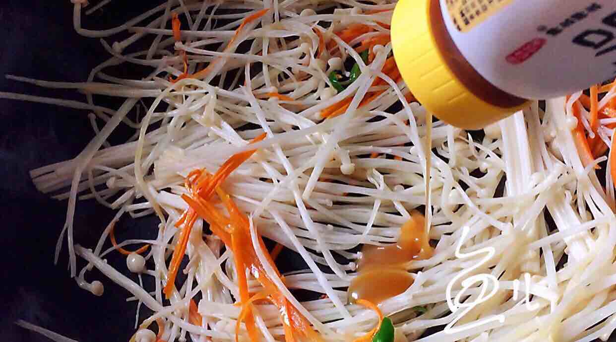 金針菇炒蛋的做法-家常味炒菜譜