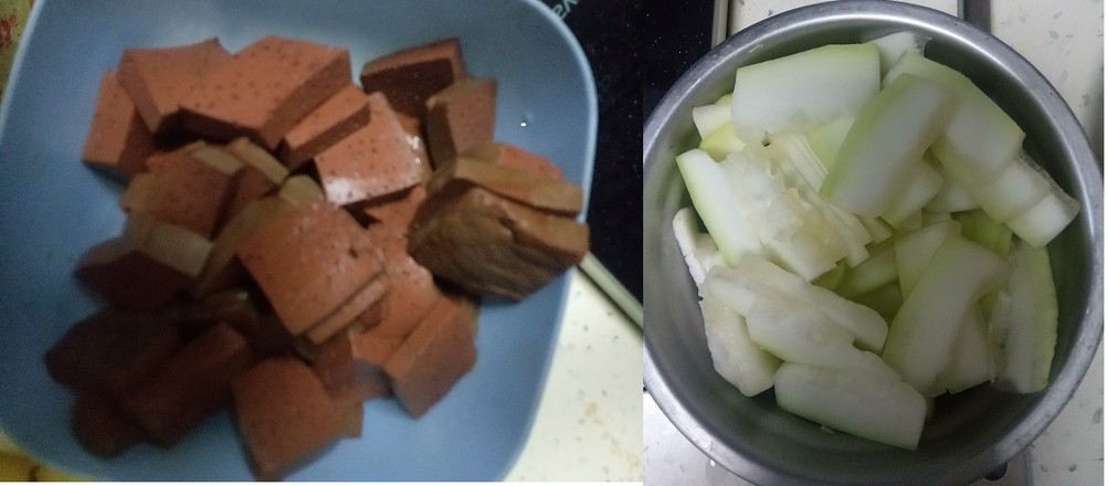 農家葫蘆炒豬血的做法-家常味炒菜譜