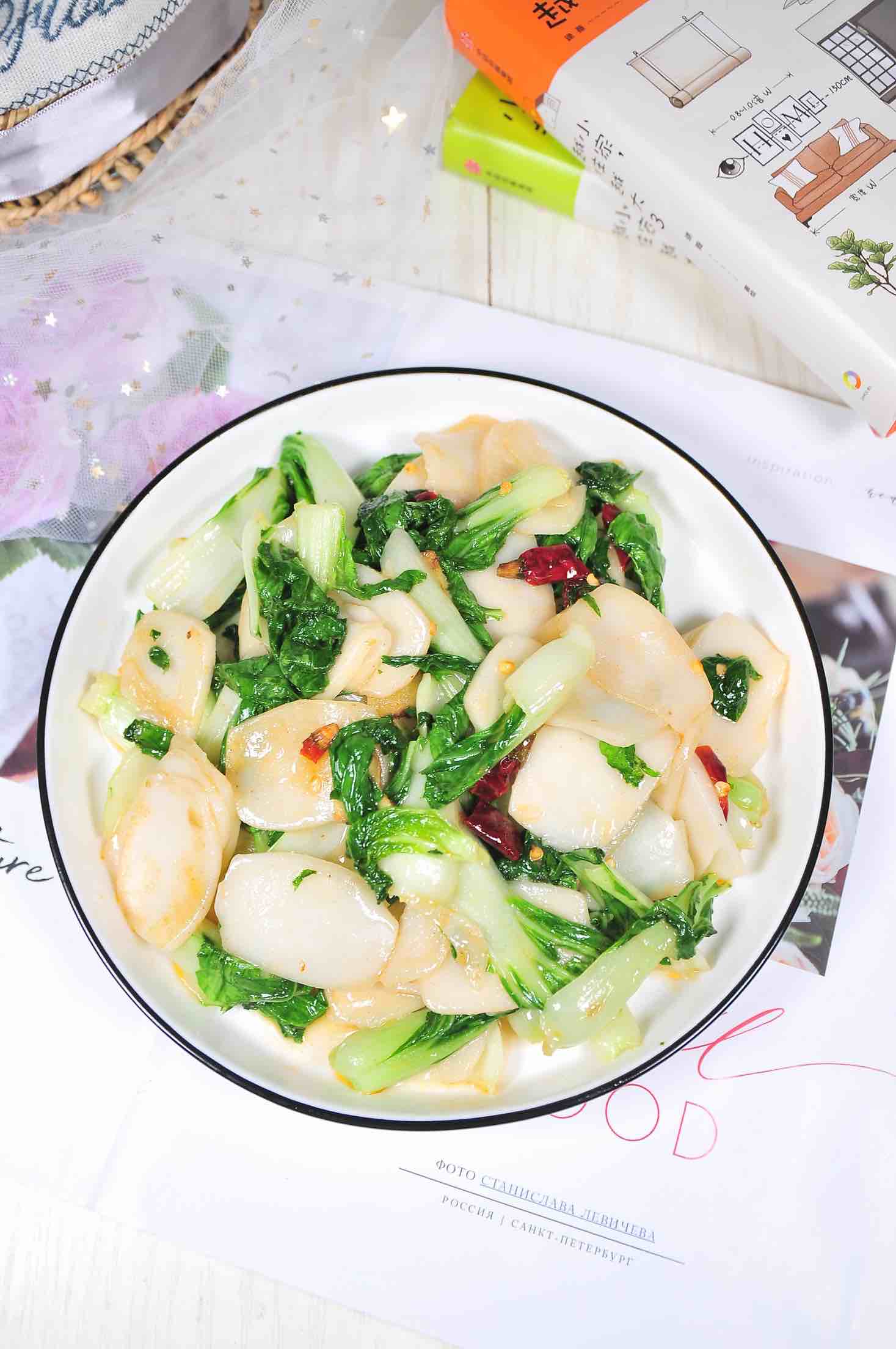 青菜炒年糕的做法-家常味炒菜譜-易網健康養生網 青菜炒年糕的做法-家常味炒菜譜