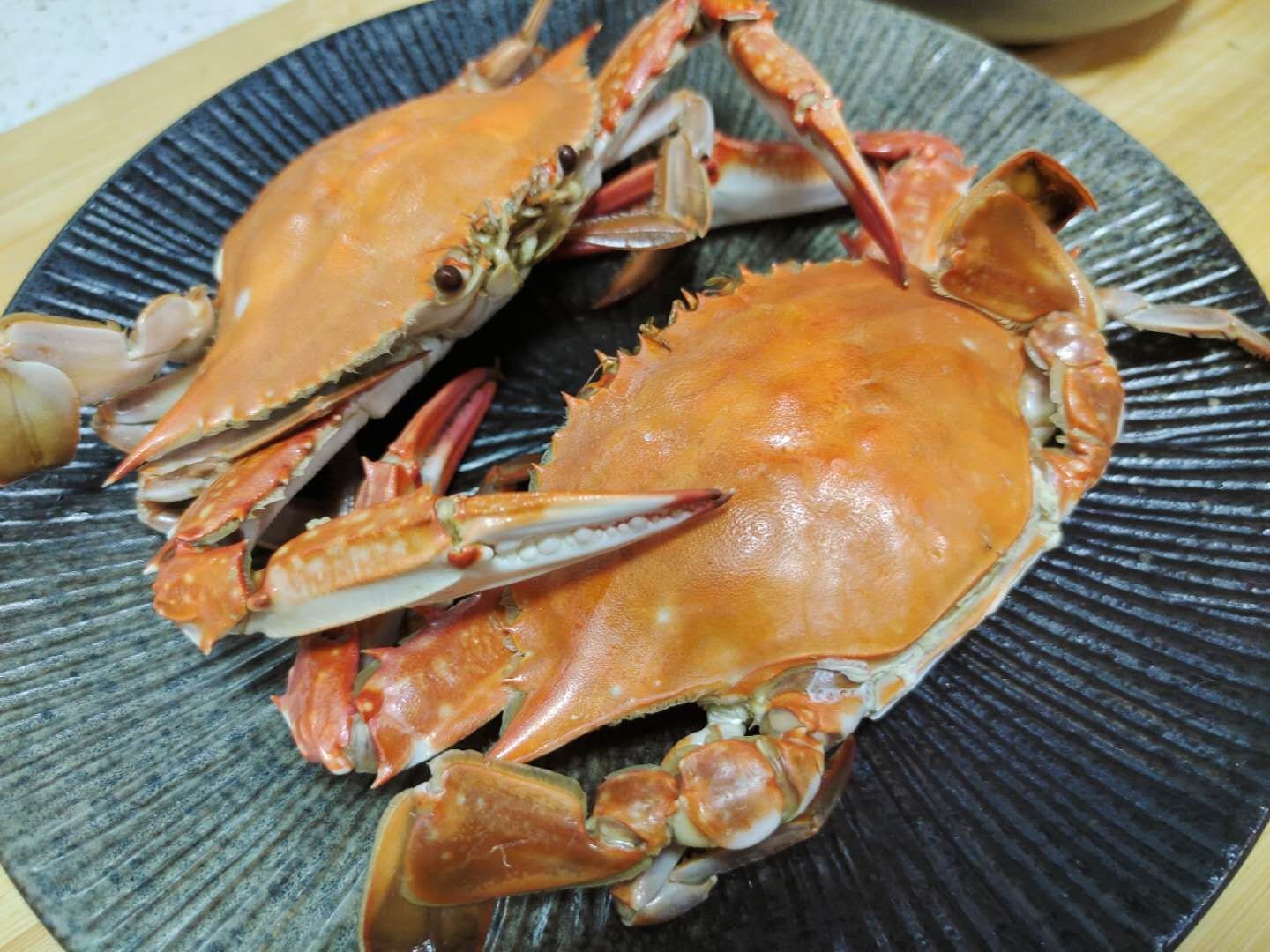 鮮美肉厚的清蒸飛蟹的做法-咸鮮味蒸菜譜