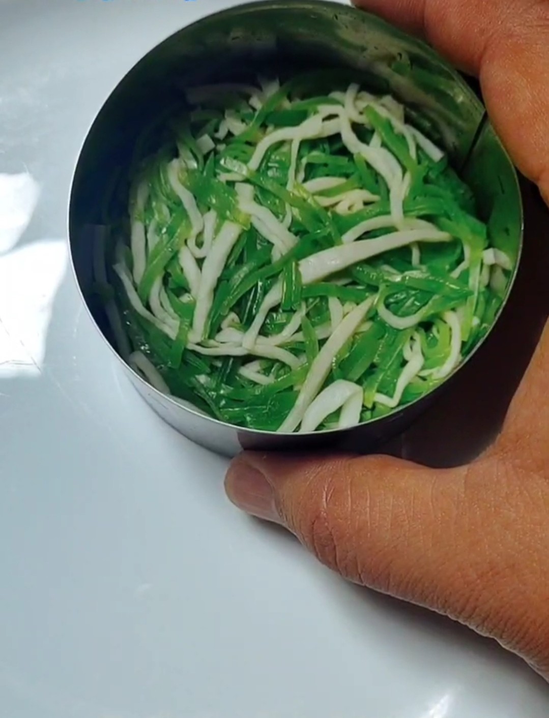 ＃最美不過(guò)中秋味＃一青二白的做法-芥末味拌菜譜