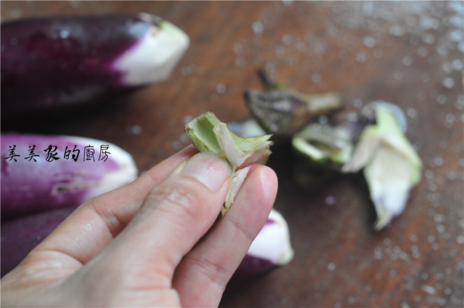 少油版紅燒茄子的做法-家常味煎菜譜