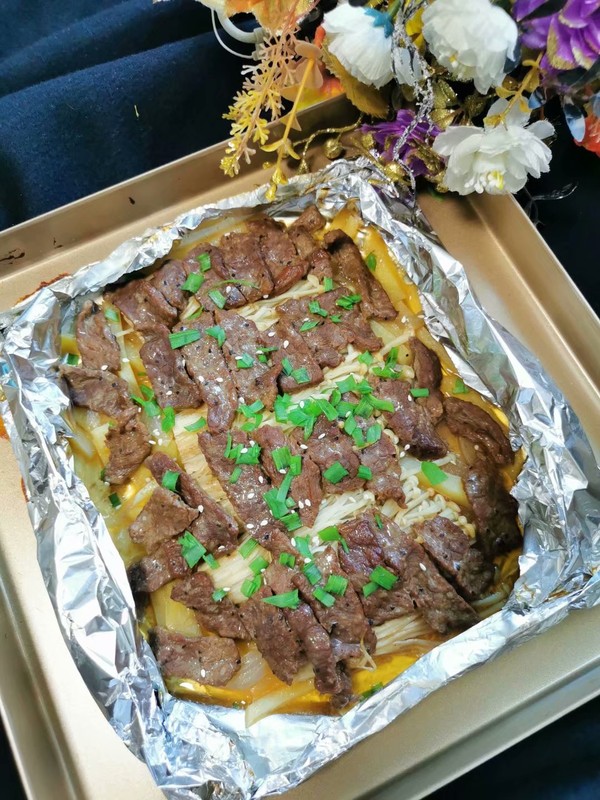 金針菇烤牛肉的做法-家常味烤菜譜-易網(wǎng)健康養(yǎng)生網(wǎng) 金針菇烤牛肉的做法-家常味烤菜譜