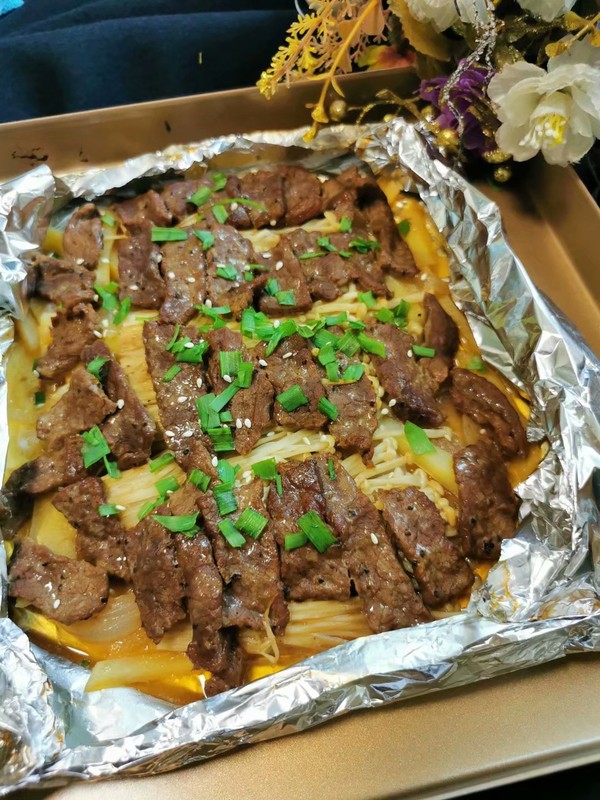 金針菇烤牛肉的做法-家常味烤菜譜-易網(wǎng)健康養(yǎng)生網(wǎng) 金針菇烤牛肉的做法-家常味烤菜譜
