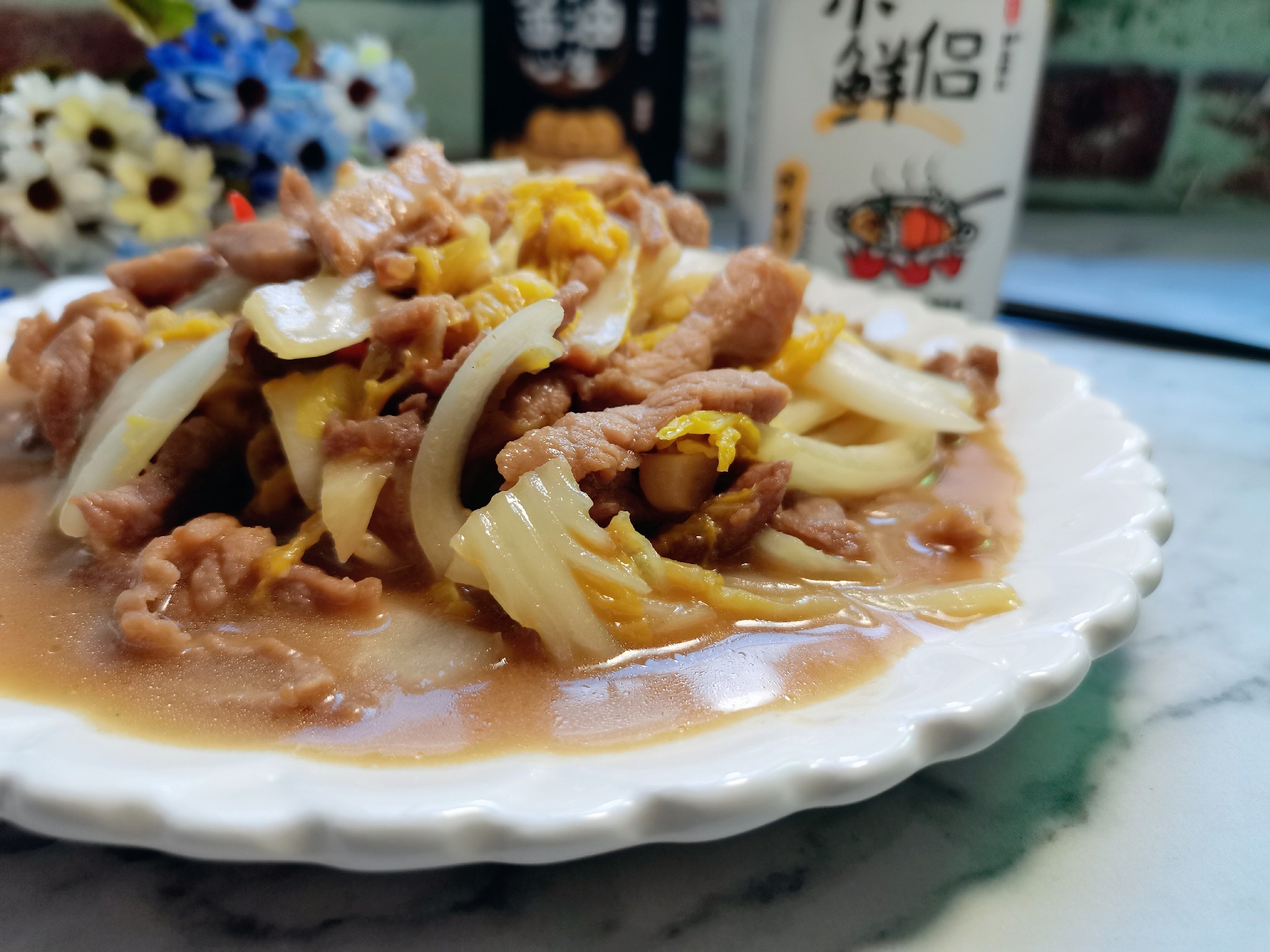 娃娃菜炒肉片的做法-家常味炒菜譜-易網健康養生網 娃娃菜炒肉片的做法-家常味炒菜譜