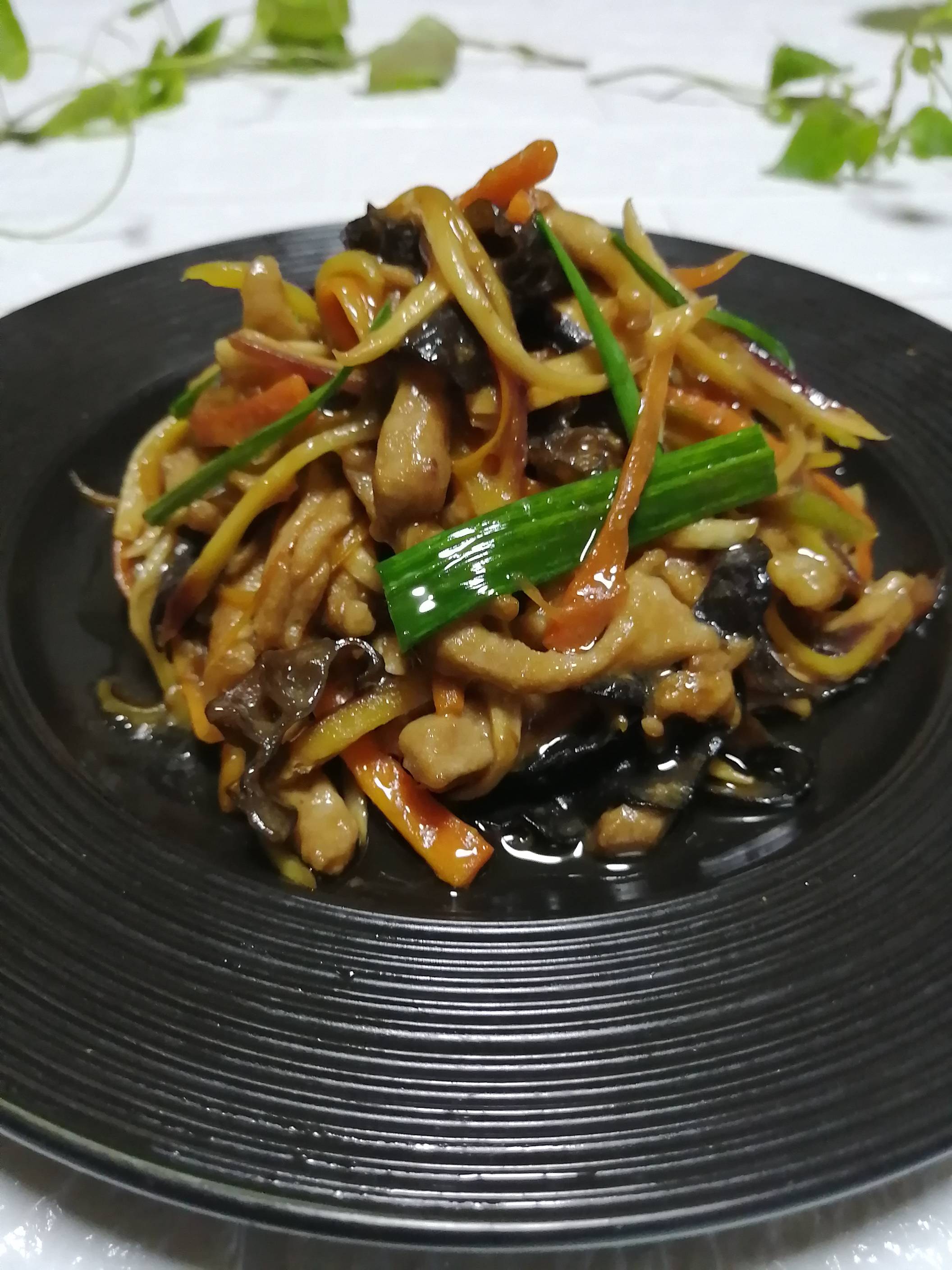 五絲炒肉的做法-酸甜味炒菜譜
