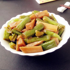 醬香豆角杏鮑菇的做法-家常味燒菜譜