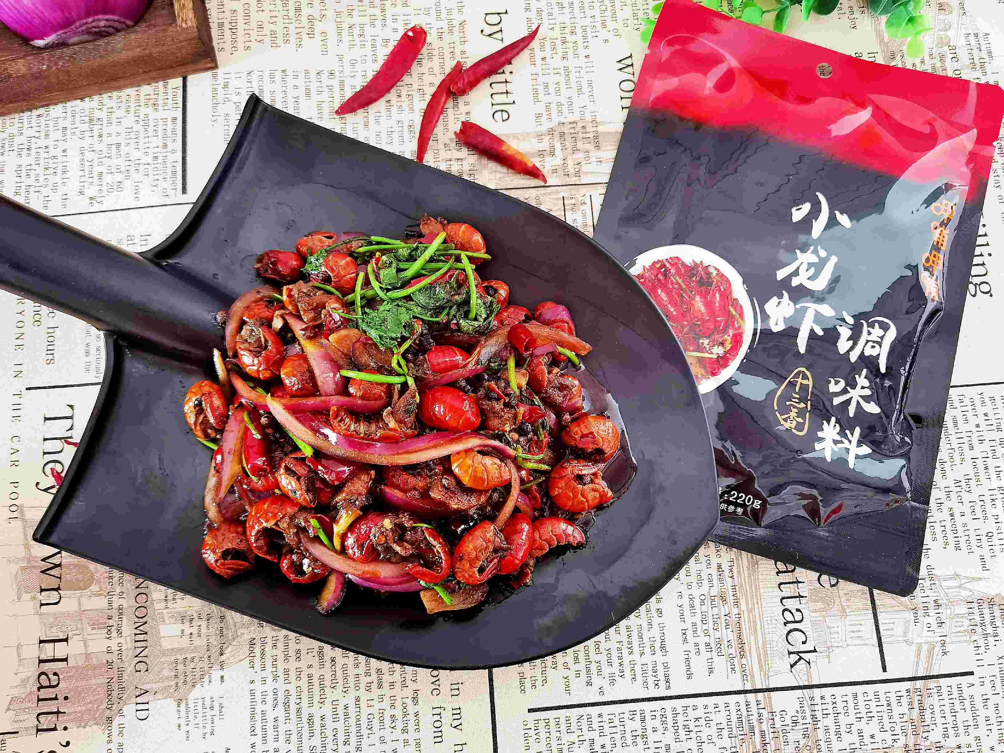 3斤蝦尾炒1大盤，麻辣鮮香下酒又下飯的做法-香辣味炒菜譜