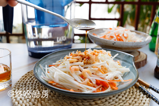 涼拌金鉤白菜的做法-家常味拌菜譜