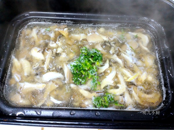 生蠔蘑菇湯的做法-家常味煮菜譜