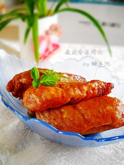 微波香辣烤肉的做法-香辣味微波菜譜-易網健康養生網 微波香辣烤肉的做法-香辣味微波菜譜