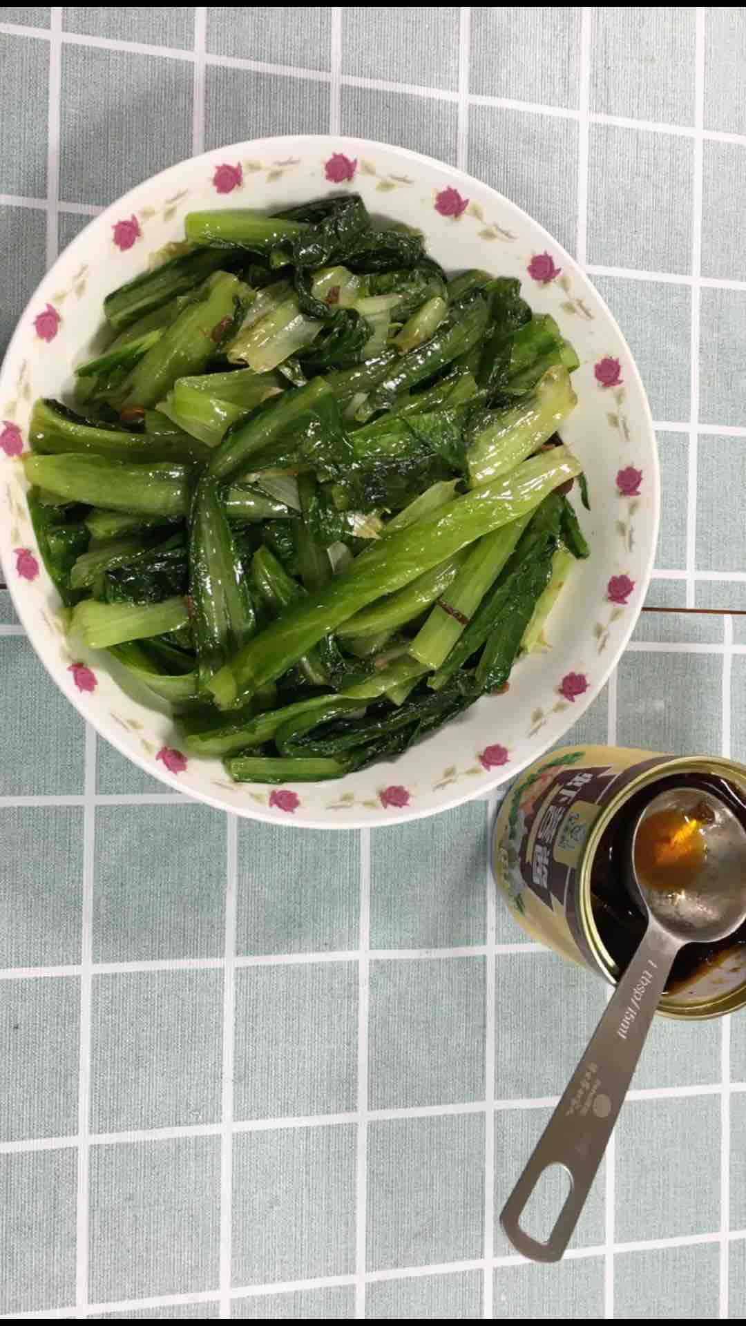 油麥菜加這種醬炒不比豆豉鯪魚油麥菜味道差的做法-其它口味炒菜譜