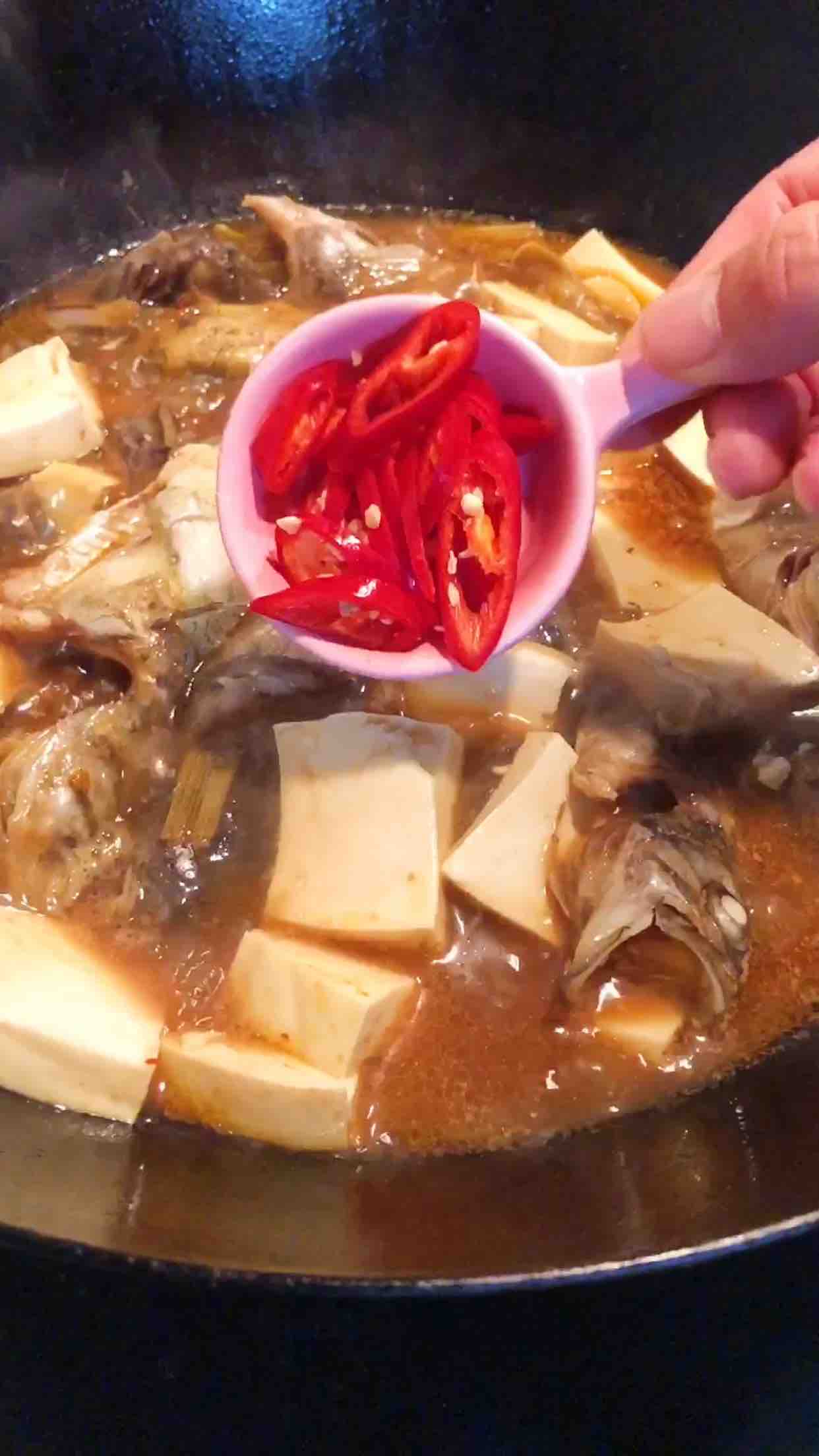 海魚燉豆腐的做法-咸鮮味燉菜譜