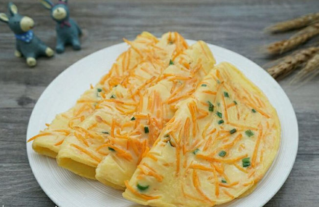 胡蘿卜雞蛋餅的做法-家常味烙菜譜-易網健康養生網 胡蘿卜雞蛋餅的做法-家常味烙菜譜
