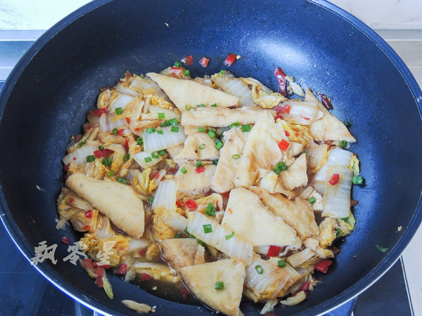 娃娃菜燒油豆腐的做法-家常味燒菜譜