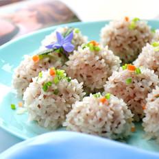 一口一個肉丸子，孩子都不挑食了的做法-家常味蒸菜譜