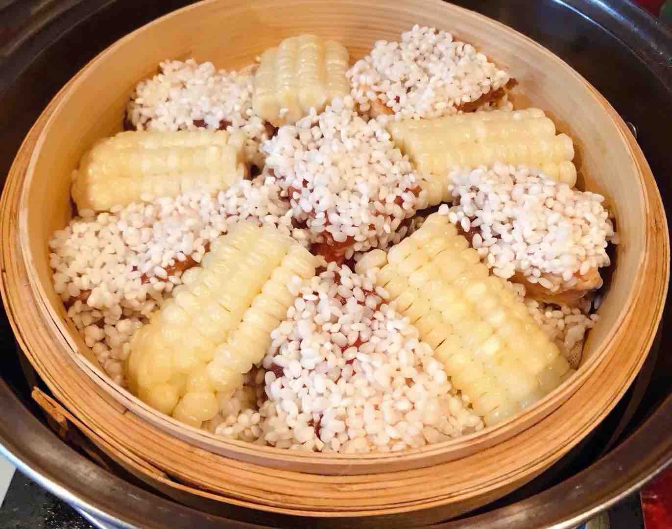 糯米排骨蒸玉米的做法-咸鮮味蒸菜譜-易網健康養生網 糯米排骨蒸玉米的做法-咸鮮味蒸菜譜