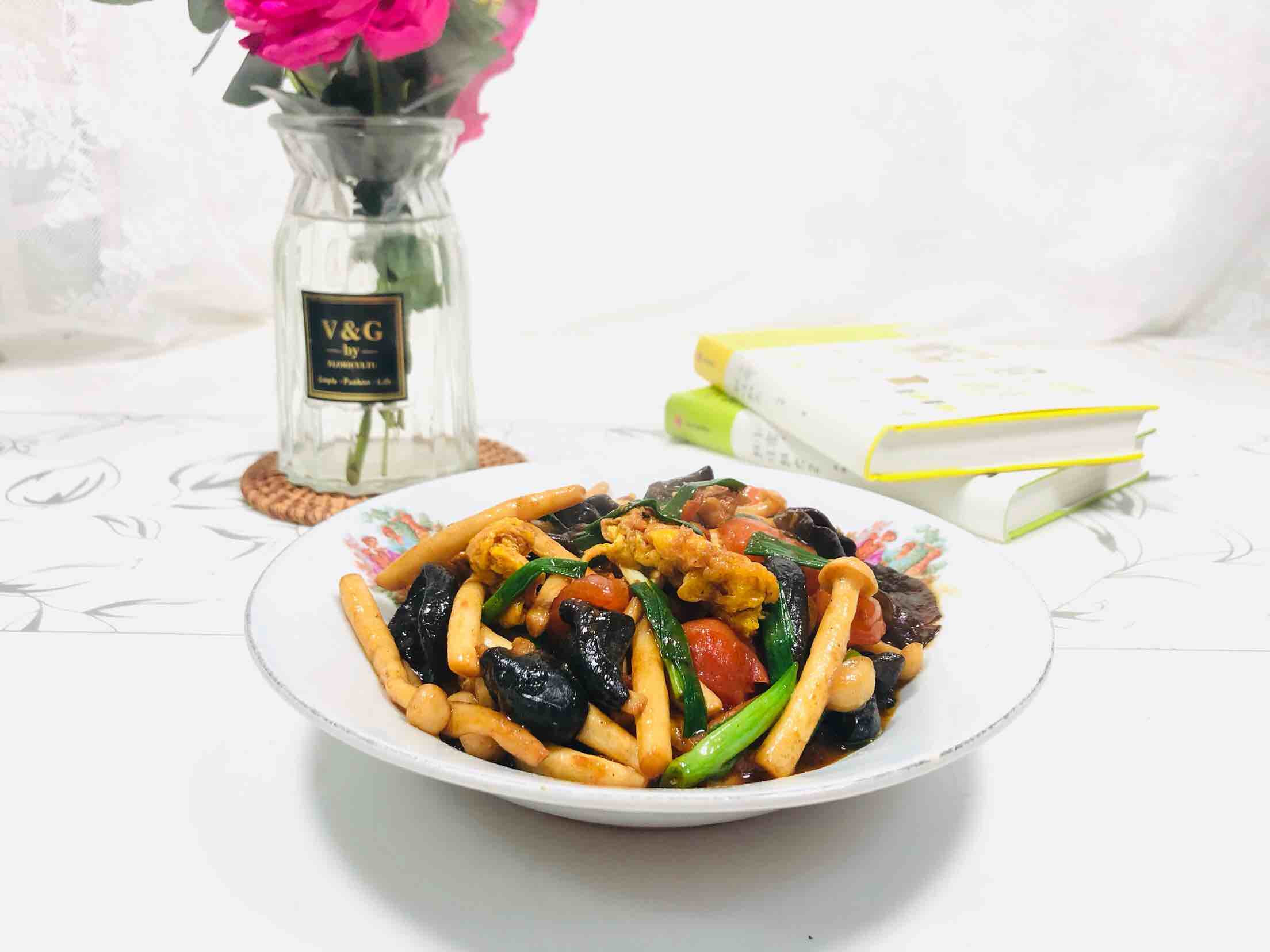 白玉菇炒三鮮的做法-家常味炒菜譜