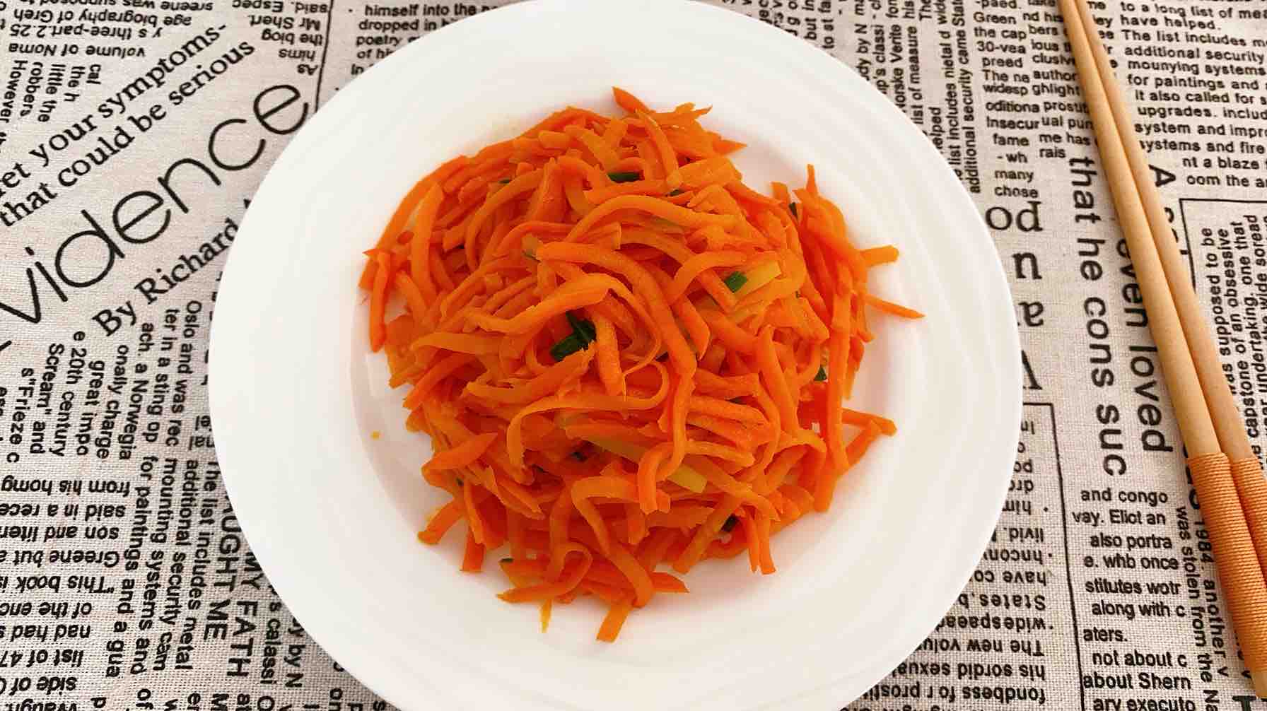 清炒胡蘿卜絲、簡單美味快手家常菜的做法-家常味炒菜譜-易網健康養生網 清炒胡蘿卜絲、簡單美味快手家常菜的做法-家常味炒菜譜