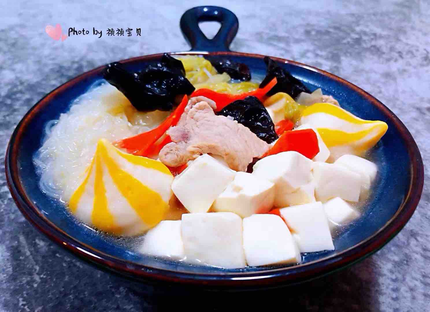 豬肉白菜海膽丸豆腐粉絲湯的做法-咸鮮味煮菜譜-易網健康養生網 豬肉白菜海膽丸豆腐粉絲湯的做法-咸鮮味煮菜譜