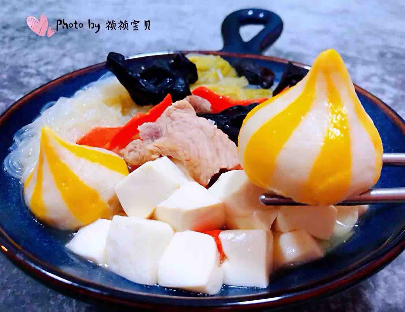 豬肉白菜海膽丸豆腐粉絲湯的做法-咸鮮味煮菜譜-易網健康養生網 豬肉白菜海膽丸豆腐粉絲湯的做法-咸鮮味煮菜譜