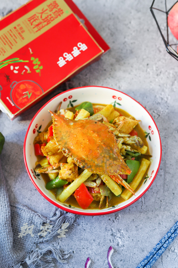 梭子蟹和咖喱碰撞出的美味,簡單零失敗的做法-咖喱味煮菜譜-易網健康養生網 梭子蟹和咖喱碰撞出的美味,簡單零失敗的做法-咖喱味煮菜譜