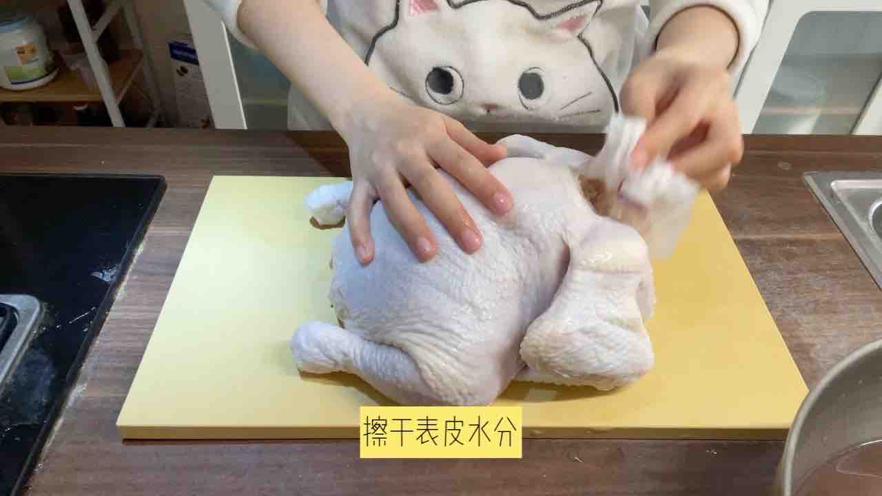 用最嫩的童子雞 烤最想的脆皮烤雞的做法-咸鮮味烤菜譜