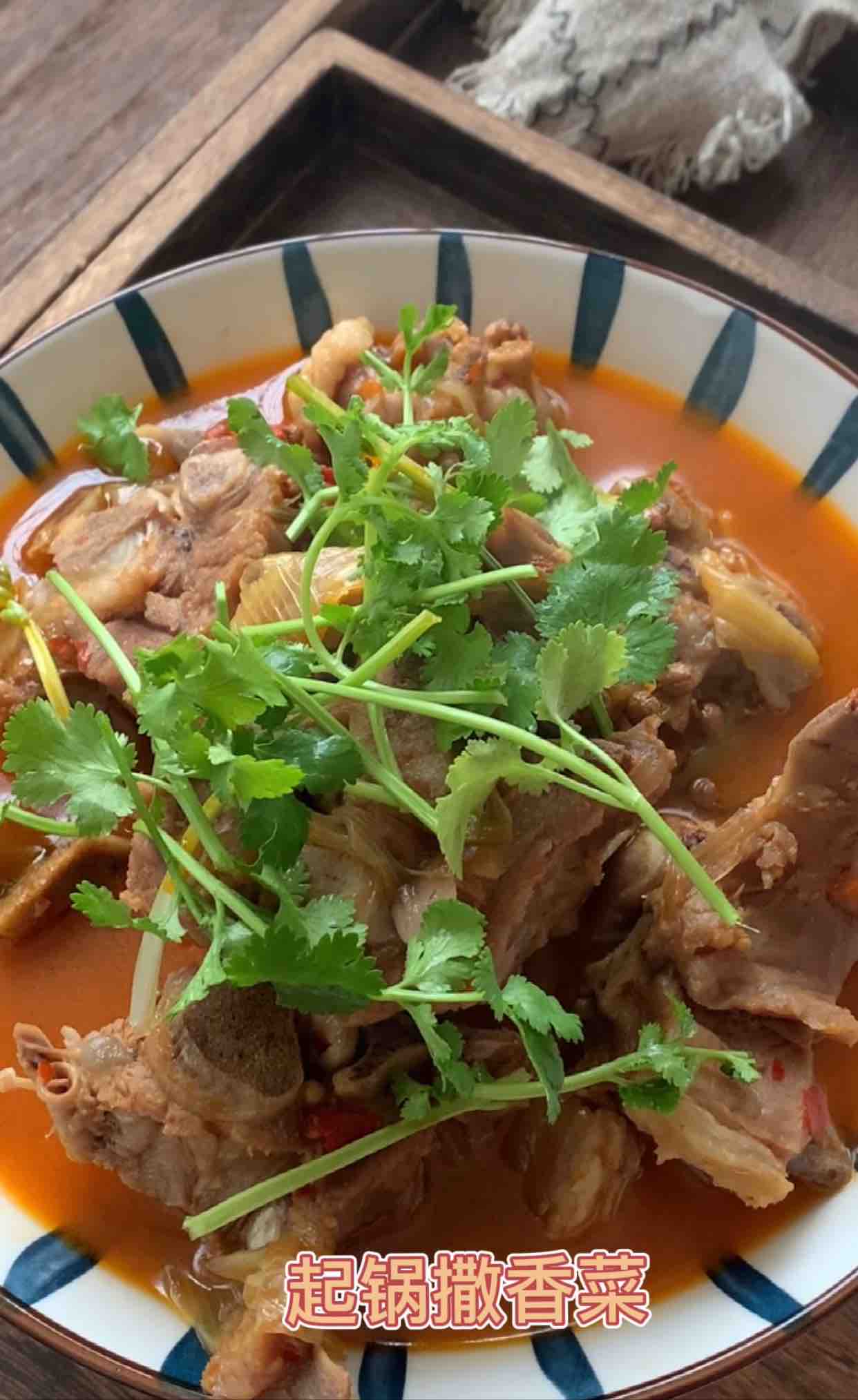 香辣羊蝎子，簡直太費米飯了的做法-香辣味燒菜譜