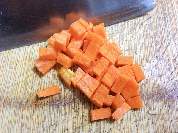 雜粒炒蝦仁，多彩又可愛的做法-咸鮮味炒菜譜