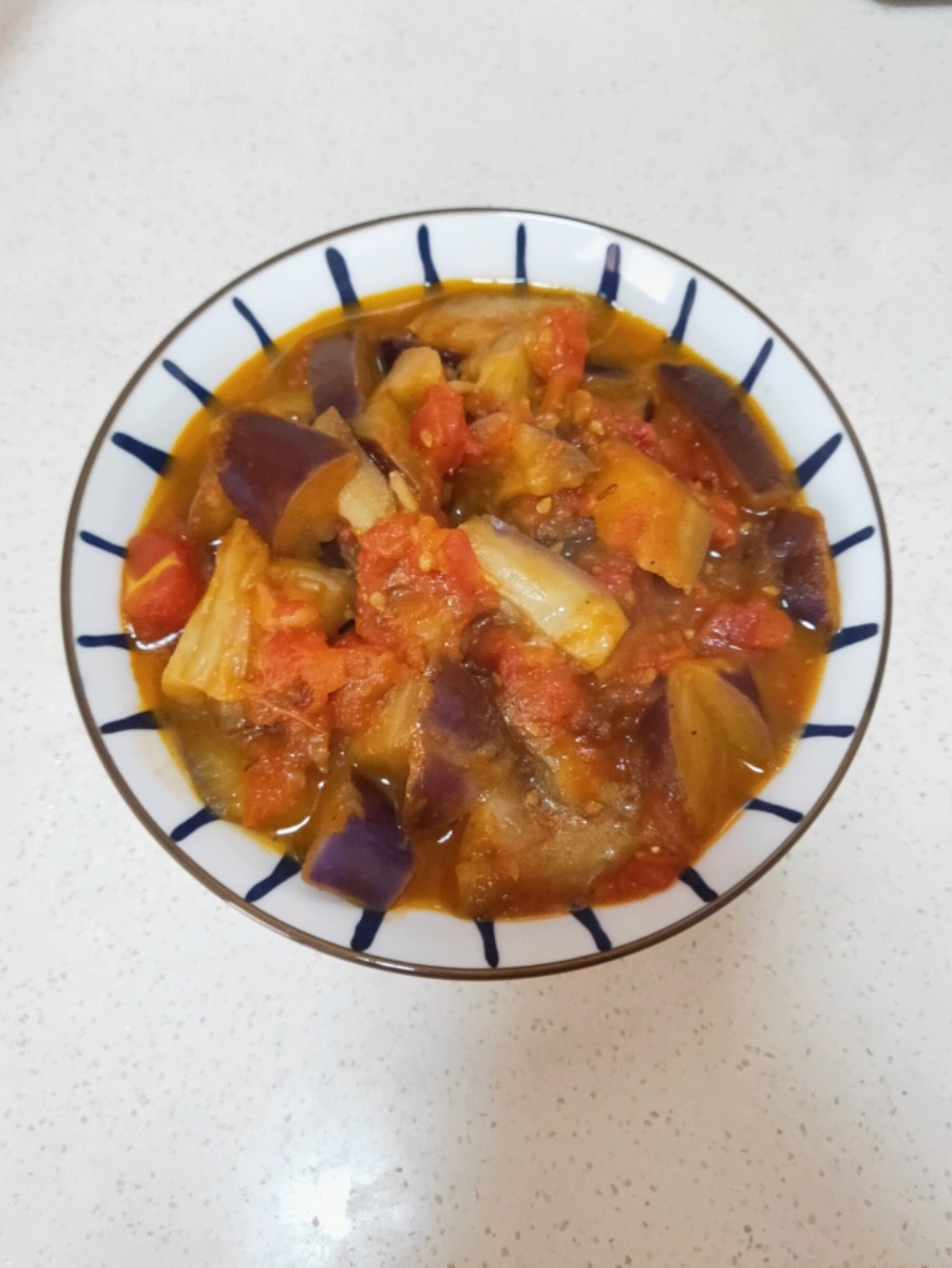 番茄炒茄子的做法-酸甜味炒菜譜