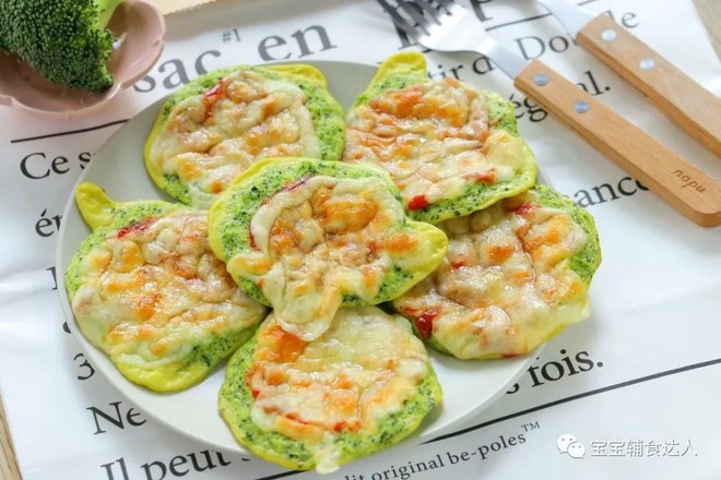 西藍花奶酪餅【寶寶輔食食譜】的做法-家常味烘焙菜譜