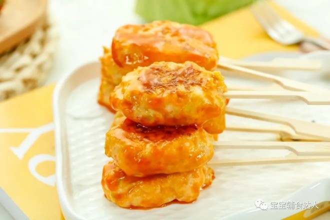 糖醋蝦餅【寶寶輔食】的做法-咸鮮味煮菜譜