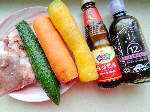 胡蘿卜黃瓜炒肉丁的做法-家常味炒菜譜