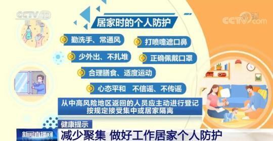 【健康提示】減少聚集 做好工作居家個(gè)人防護(hù)