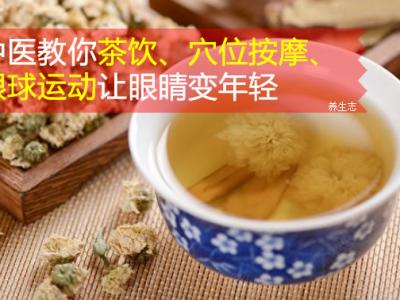 中醫(yī)學(xué)教你茶飲、穴位按摩、眼球運(yùn)動讓眼睛變年青